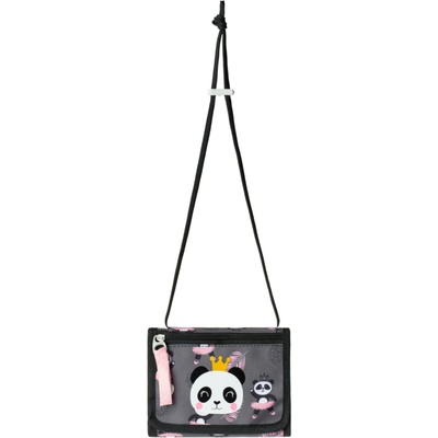 BAAGL Портфейл за врата с панда BAAGL | Siv | Момичешки | ЕДИН РАЗМЕР