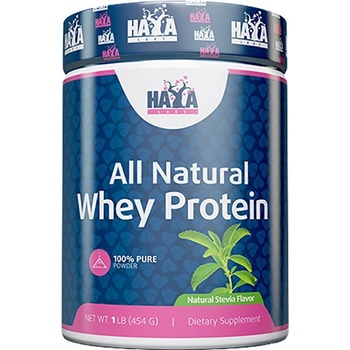 Haya Labs 100% Pure All Natural Whey Protein / Stevia [454 грама] Неовкусен