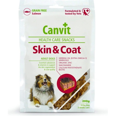 Canvit Dog Health Care Snacks Skin & Coat 200 g