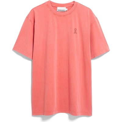Armedangels Мъжка тениска ARMEDANGELS Iconic Å Maarkos Gd T-shirt - Tabasco Red Washed - размер XL (216-8454-0214)
