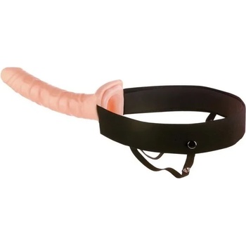 Пенис колан, реалистичен и кух, 25, 4см. - Hollow Strap-On Flesh (PIPE394821)