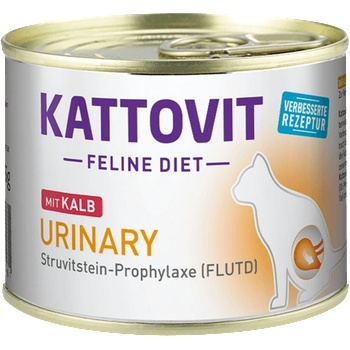 KATTOVIT Urinary - Консервирана храна за котки с проблеми с уринарния тракт, с телешко 185 гр