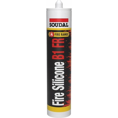 Ohnivzdorný silikon Soudal bílý 300 ml