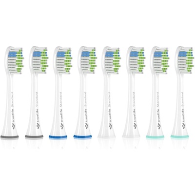 TrueLife SonicBrush UV Heads White Standard резервни глави за четка за зъби TrueLife SonicBrush UV, GL UV 8 бр