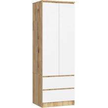 Ak furniture Star 60 cm dub artisan / bílá