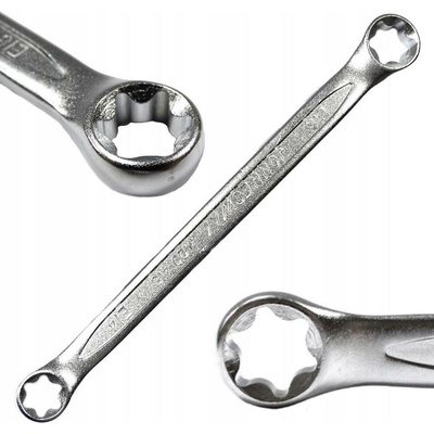 Jonnesway klíč očkový, profil Torx E, velikost E10xE12 W291012