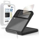 whitestone Комплект Протектори 2в1 за Samsung Z Flip 4, Whitestone Dome EZ Glass, Прозрачен (8809365407095)