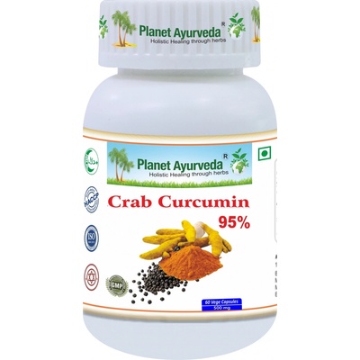 Planet Ayurveda Crab Curcumin 95% 500 mg 60 kapsúl