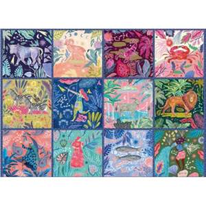 Gibsons - Puzzle Jungle zodiac sign - 1 000 piese