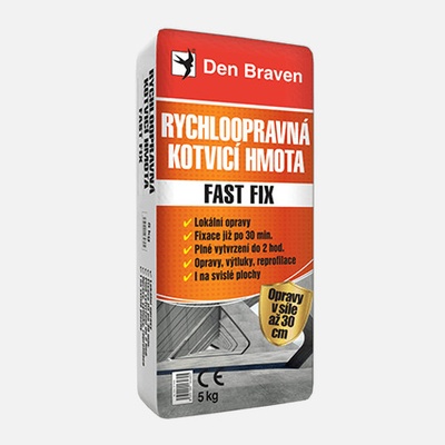 Rychloopravná kotvicí hmota Den Braven Fast Fix 5 kg – Zboží Mobilmania