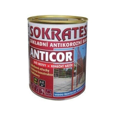 Sokrates Anticor základní antikorozní barva 5kg 0840 červenohnědý