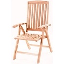 Zahradní židle a křesla Křeslo Malibu skládací s područkou teak
