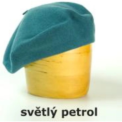 Karpet dámský baret vlněný petrol