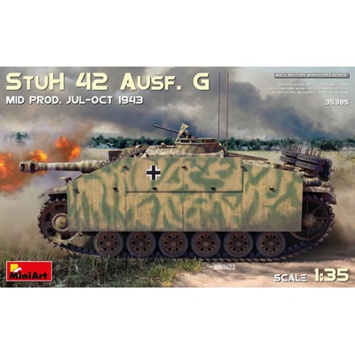 MiniArt StuH 42 Ausf.G Mid. Production Jul-Oct. 1943 1:35