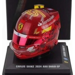 LookSmart Модели на автомобили и мотоциклети Модел на каска 1: 5 Carlos Sainz - SF Abu Dhabi 2024 - 1: 5 (TRS8989-4059)