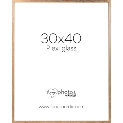 Focus Soul Oak veneer 30x40 Plexi