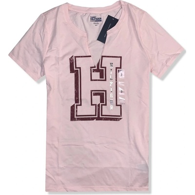 Tommy Hilfiger Graphics v-neck 110-687 růžové