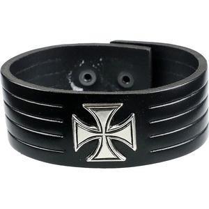 Leather & steel fashion Гривна кръст - lsf1 40