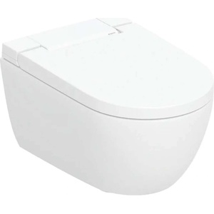 Geberit AquaClean - Електронен умивалник AquaClean Alba (комплект с керамика), Rimfree, SoftClose, KeraTect, бял 146.350. 01.1 (146.350.01.1)