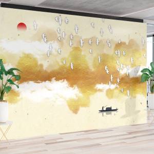 Art Gift Decor Фототапет Златно небе