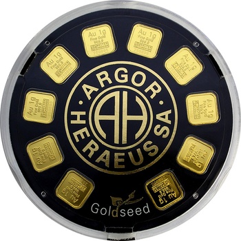 Argor-Heraeus Goldseed zlatý slitek 10 x 1 g