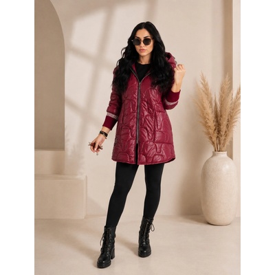 Dámska prešívaná bunda Bordeaux Luxe