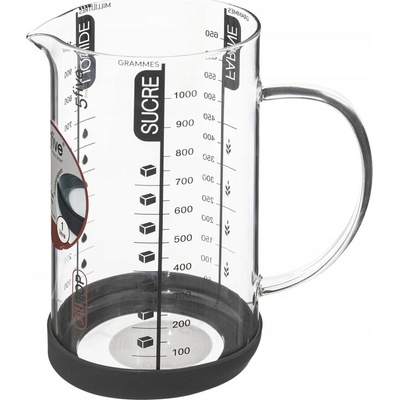 5five Simply Smart Měřicí sklenice do kuchyně, skleněná, 1 l