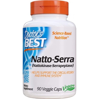 Doctor's Best Natto-Serra 90 rostlinných kapslí