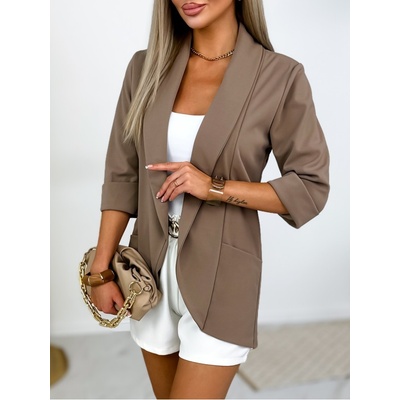 Fashionweek sako bez zapínání IT-BIANCO Capuccino – Zboží Mobilmania