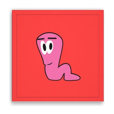 Fotoobraz 40x40 cm Worm