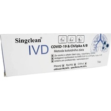 Singclean Antigenní test COVID-19 & Chřipka A/B výtěr z nosu 1 ks