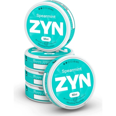 ZYN Spearmint 6 mg 5 krabiček po 20 sáčcích