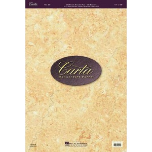 Carta Manuscript Paper No. 23 - Professional | Hal Leonard Publishing Corporation (ISBN: 9780793557882)