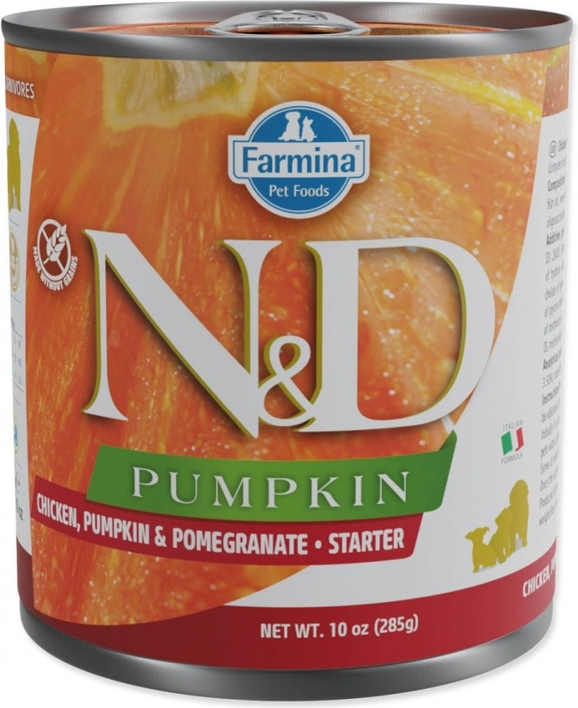 N&D Dog Pumpkin Puppy Chicken & Pomegranate 285 g N&D Dog Pumpkin Puppy Chicken & Pomegranate 285 g