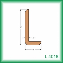 Kodrefa rohová lišta smrek L4018 40x18mm 2,5 m