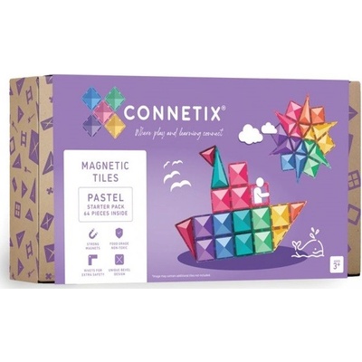 Connetix Tiles 64ks PASTEL – Zboží Živě