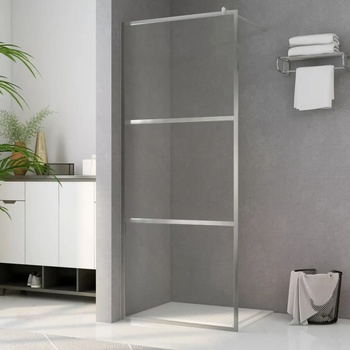 vidaXL Стена за душ с прозрачно ESG стъкло, 90x195 см (146636)