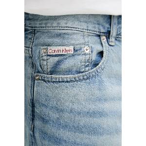 Calvin Klein Jeans къс панталон мъжки с добавен лен (LV04RF791G)
