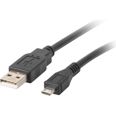 Lanberg CA-USBM-10CC-0010-BK Micro USB (M) na USB-A (M) 2.0, 1m, černý