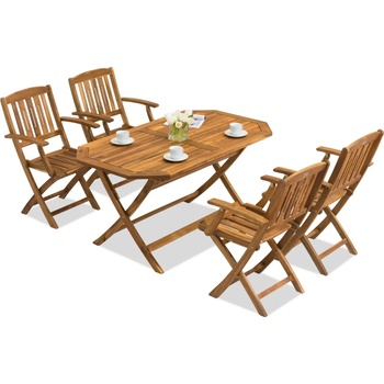 Garden Point Дървен градински комплект Laos/Delhi 4 Garden Point (GAP148_2xGAP147)