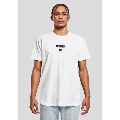 Mister Tee Мъжка тениска в бяло Mister Tee Absolutely NotUB-MT2371-00220 - Бял, размер M