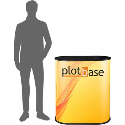 Plotbase Prezentačný pult oválný 93x81x41 cm