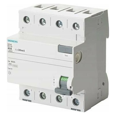 Siemens AC 4p 40A 300mA 5SV4644-0