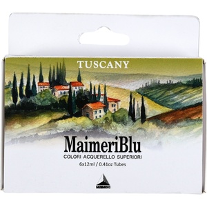 Maimeri Blu Комплект акварелни бои Tuscany 6 x 12 ml (M1698053)