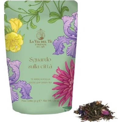 La Via del Té Sguardo sulla Cittá čaj zelený blend sypaný 50 g