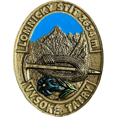 Vysoké Tatry Magnetka Lomnický štít cepín - Handmade