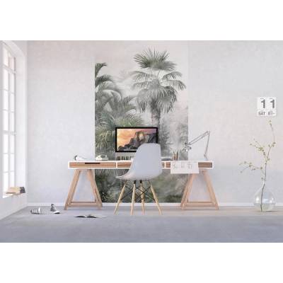 Ag Design FT2P-2551 Vliesová fototapeta na zed' Zahalený Tropický Les, rozměry 150 x 270 cm