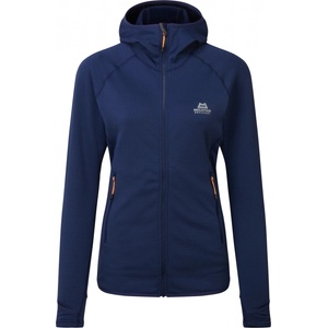 Mountain Equipment Дамско поларено яке Mountain Equipment Women's Eclipse Hooded Jacket Fleece jacket - Medieval Blue - размер 36 (EU) (105-3478-0112)