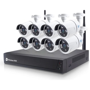  Система за видеонаблюдение DLFI PST-TWK08BM, 8 камери, 2.0Mp, Full HD, NVR, Wi-Fi - 91036 (91036)