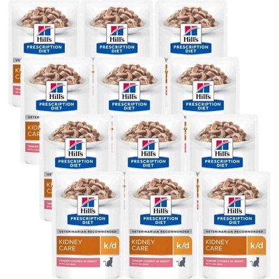 HILL'S PD Prescription Diet Feline c/d Salmon 12x85 g